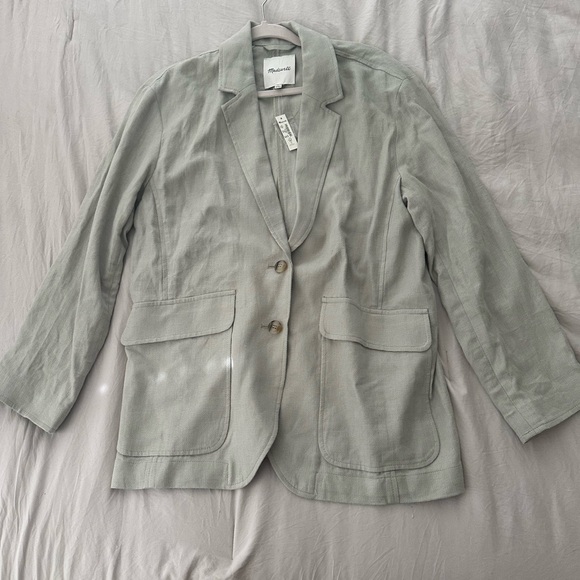 Madewell NWT Linen Blazer - Picture 5 of 5
